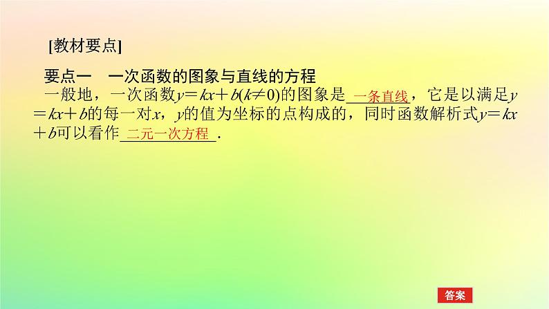 新教材2023版高中数学第一章直线与圆1直线与直线的方程1.1一次函数的图象与直线的方程1.2直线的倾斜角斜率及其关系课件北师大版选择性必修第一册第5页