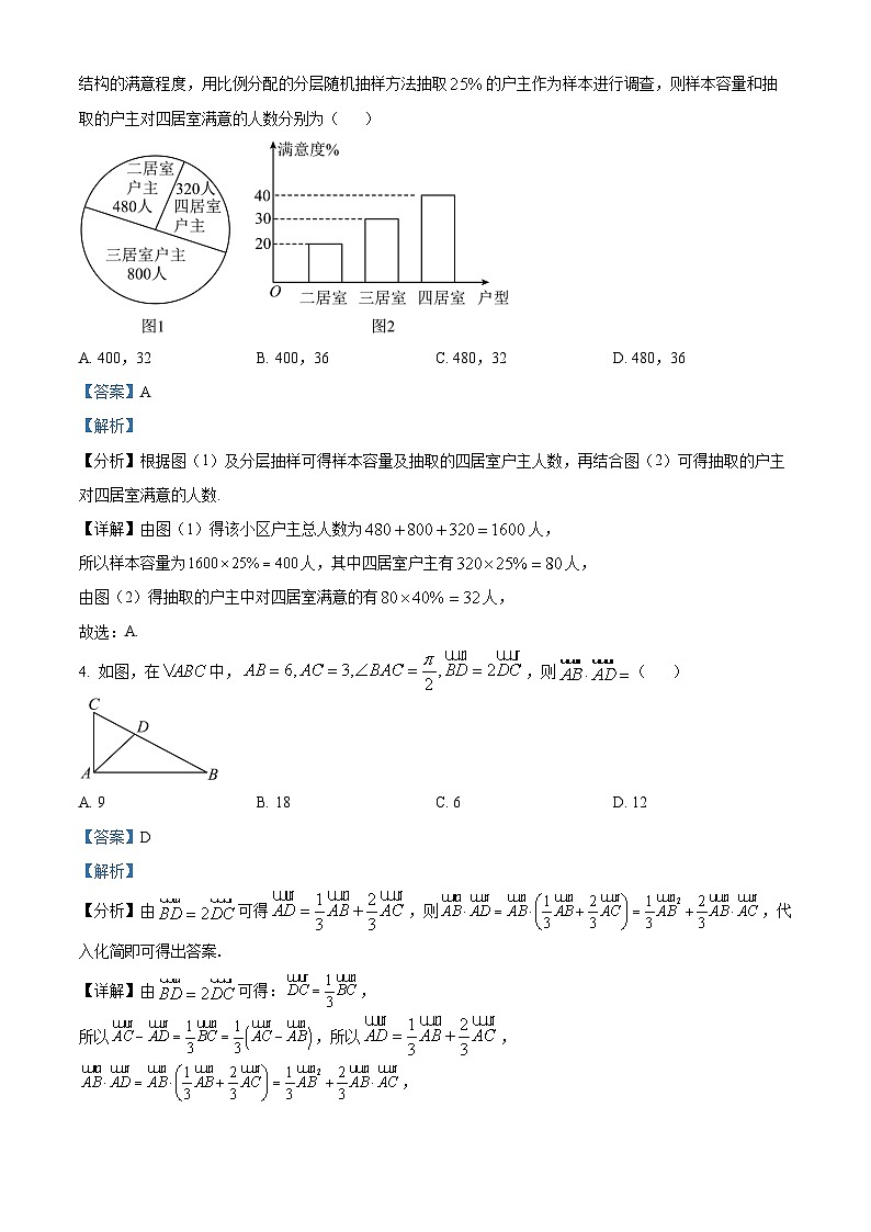 精品解析：四川省绵阳市南山中学实验学校2024届高三上学期1月月考数学（理）试题（解析版）第2页