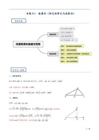 2024年高三培优讲义30---数量积（极化恒等式与投影法）
