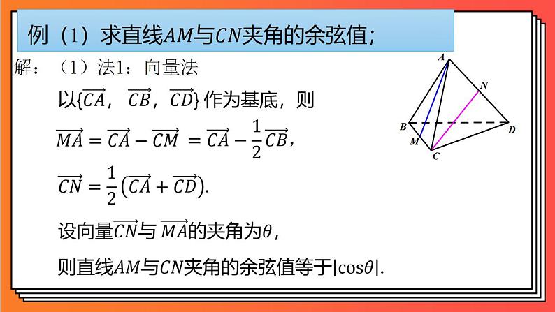 1.4.2.2《用空间向量研究夹角问题》课件-人教版高中数学选修一08
