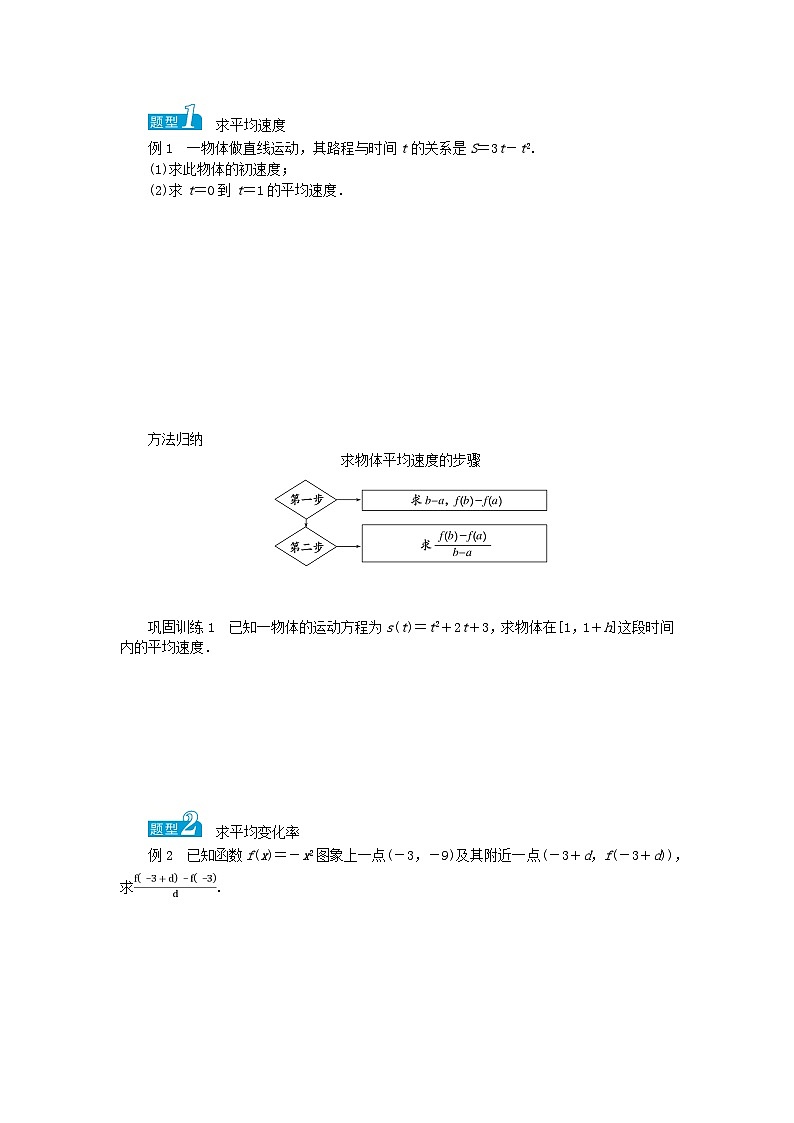 新教材2023版高中数学第1章导数及其应用1.1导数概念及其意义1.1.1函数的平均变化率学案湘教版选择性必修第二册第2页