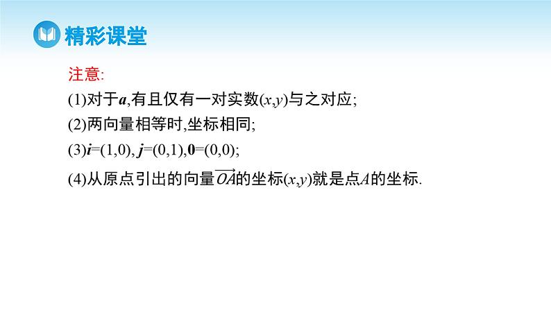 人教A版高中数学必修第二册 第6章 6.3.2 平面向量的正交分解及坐标表示 6.3.3 平面向量加、减运算的坐标表示（课件）07