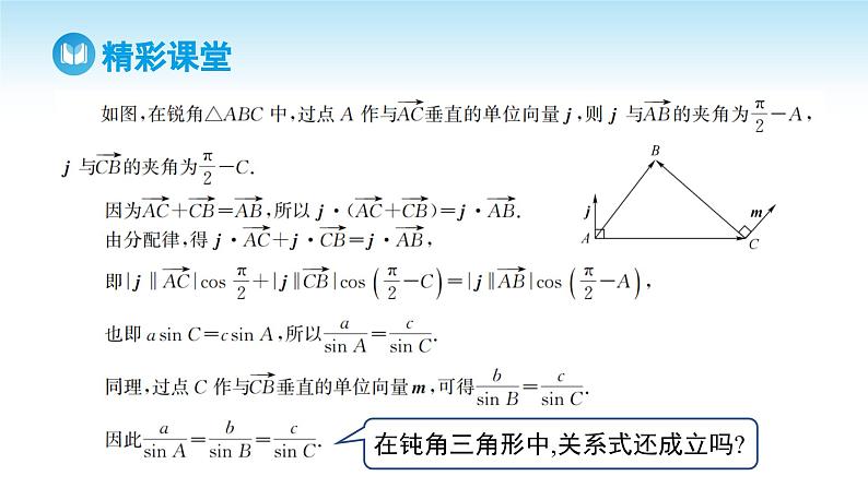 人教A版高中数学必修第二册 第6章 6.4.3 余弦定理、正弦定理 第2课时 正弦定理（课件）05