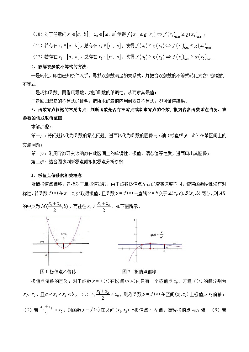 【寒假作业】人教A版2019 高中数学 高二寒假提升训练专题05 导数的综合问题（九大考点）-练习03