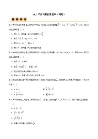 10.2 平面向量的数量积（精练）-2024年高考数学一轮复习一隅三反系列（新高考）