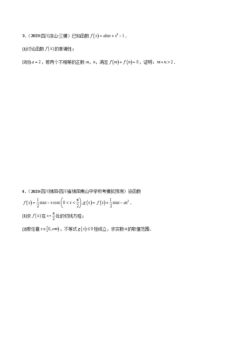 4.5 导数的综合运用（精练）（原卷版）第2页