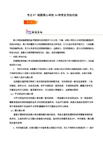 考点07 椭圆离心率14种常见考法归类-2023-2024学年学年高二数学高效讲与练(人教A版2019选择性必修第一册)