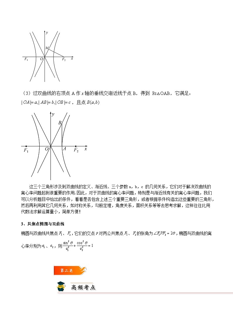 考点10 双曲线的离心率10种常见考法归类（原卷版）第2页