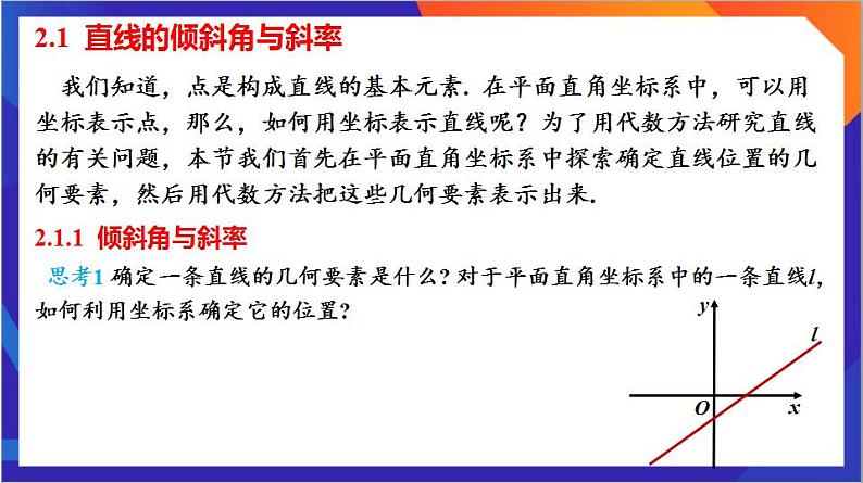2.1.1《直线的倾斜角与斜率》课件+分层作业（含答案解析）-人教版高中数学选修一05
