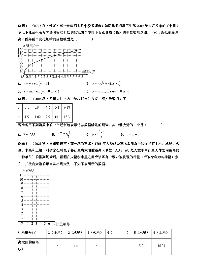 新教材新高考2024年高考数学高频考点精讲精练 第09讲 函数模型及其应用（高频精讲）（原卷版+解析版）03