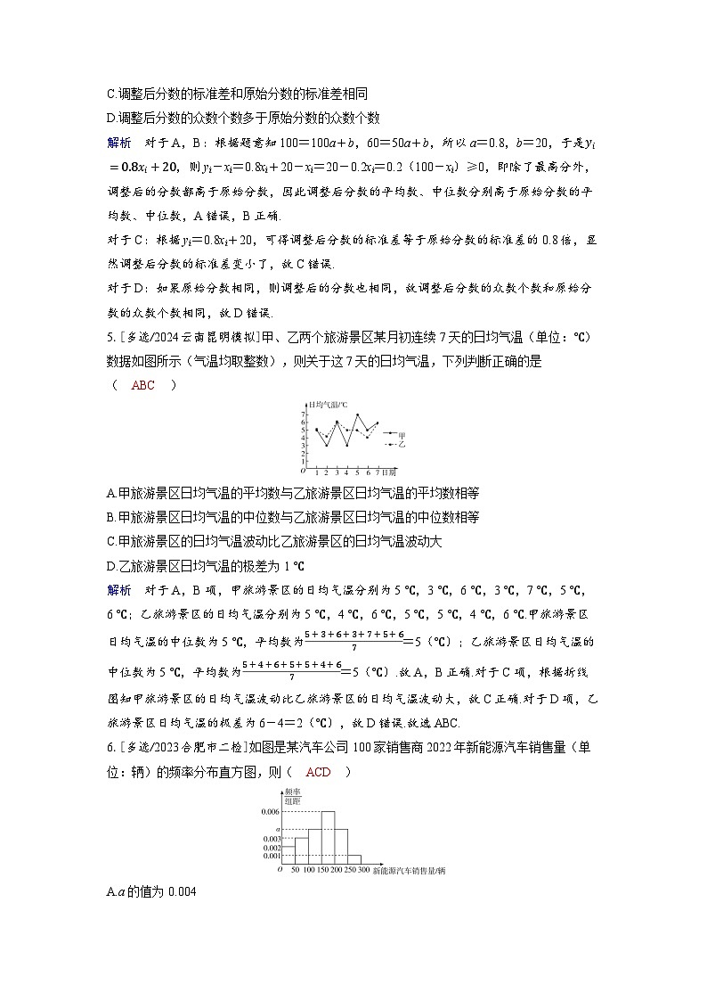 备考2024届高考数学一轮复习分层练习第九章统计与成对数据的统计分析第2讲用样本估计总体第2页