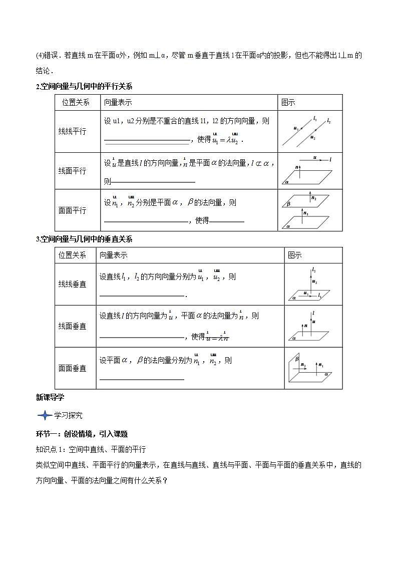 1.4.1 用空间向量研究直线、平的位置关系（第2课时）课件+教案+分层练习+导学案（含答案解析）-人教版高中数学选修一02