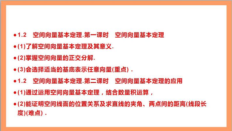 第一章《空间向量与立体几何》课件+单元解读+习题课件+ 单元测试卷 （含答案解析）-人教版高中数学选修一04