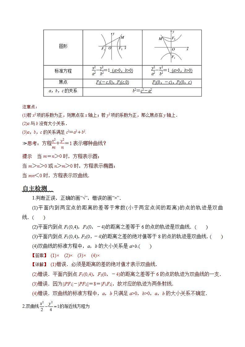 3.2.1《双曲线及其标准方程》课件+教案+分层练习+导学案（含答案解析）-人教版高中数学选修一02