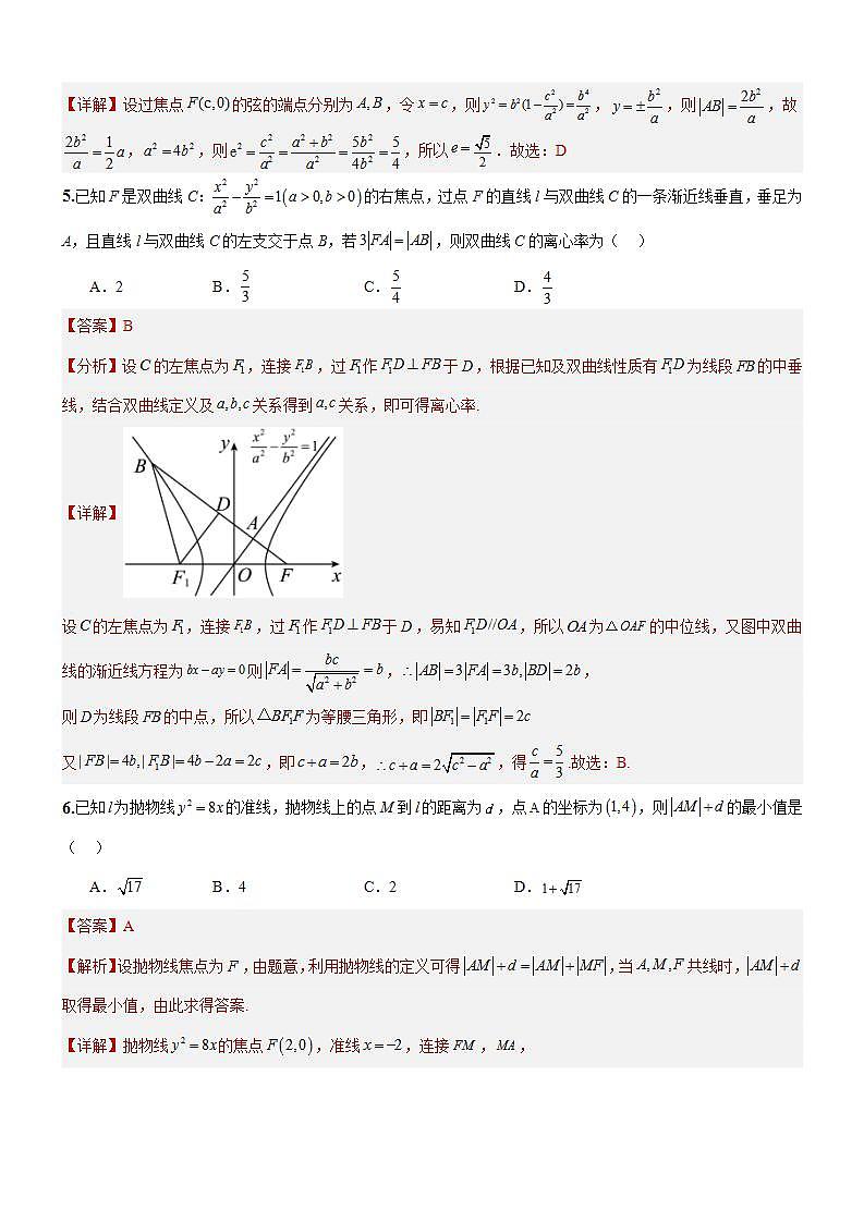 第三章《圆锥曲线的方程》课件+单元解读+单元测试卷 （含答案解析）-人教版高中数学选修一02