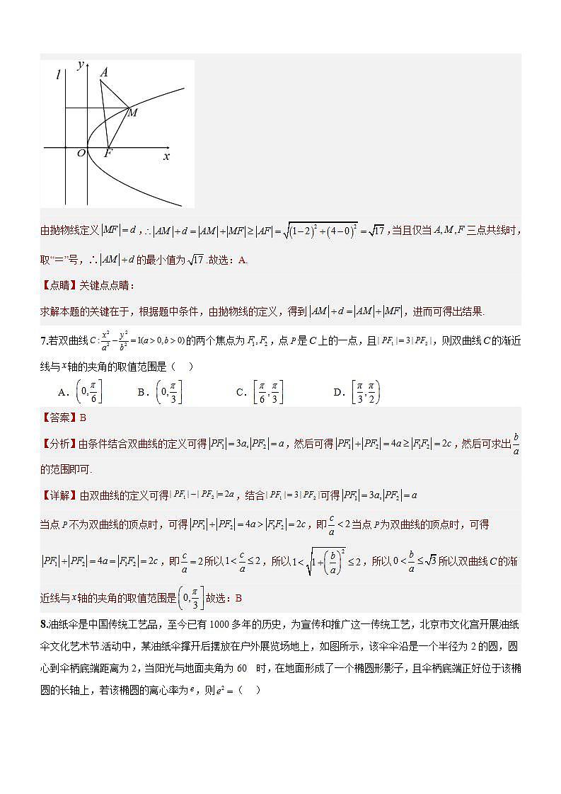 第三章《圆锥曲线的方程》课件+单元解读+单元测试卷 （含答案解析）-人教版高中数学选修一03