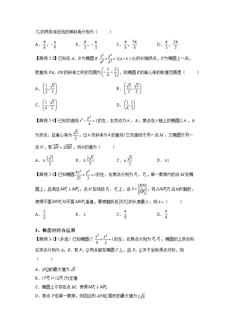 （人教A版2019必修第一册）高考数学（精讲精练）必备 第27讲  椭圆（讲义+解析）第3页