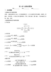 （人教A版2019必修第一册）高考数学（精讲精练）必备 第6讲 函数的图像（讲义+解析）