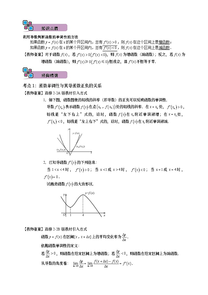 高二暑期文 第9讲 导数在研究函数中的简单应用 教师版第2页