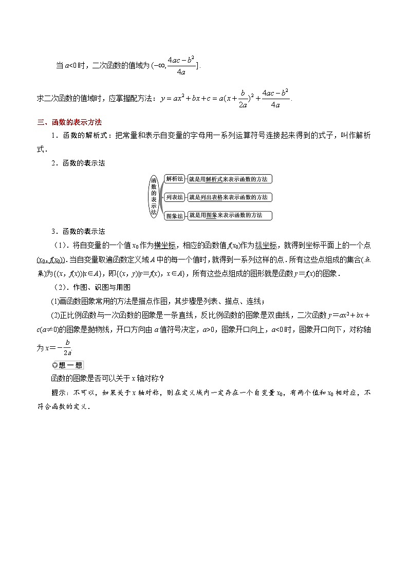 （沪教版2020必修第一册）高一数学上学期精品讲义 专题5.1 函数（重难点突破）（原卷版+解析）第3页