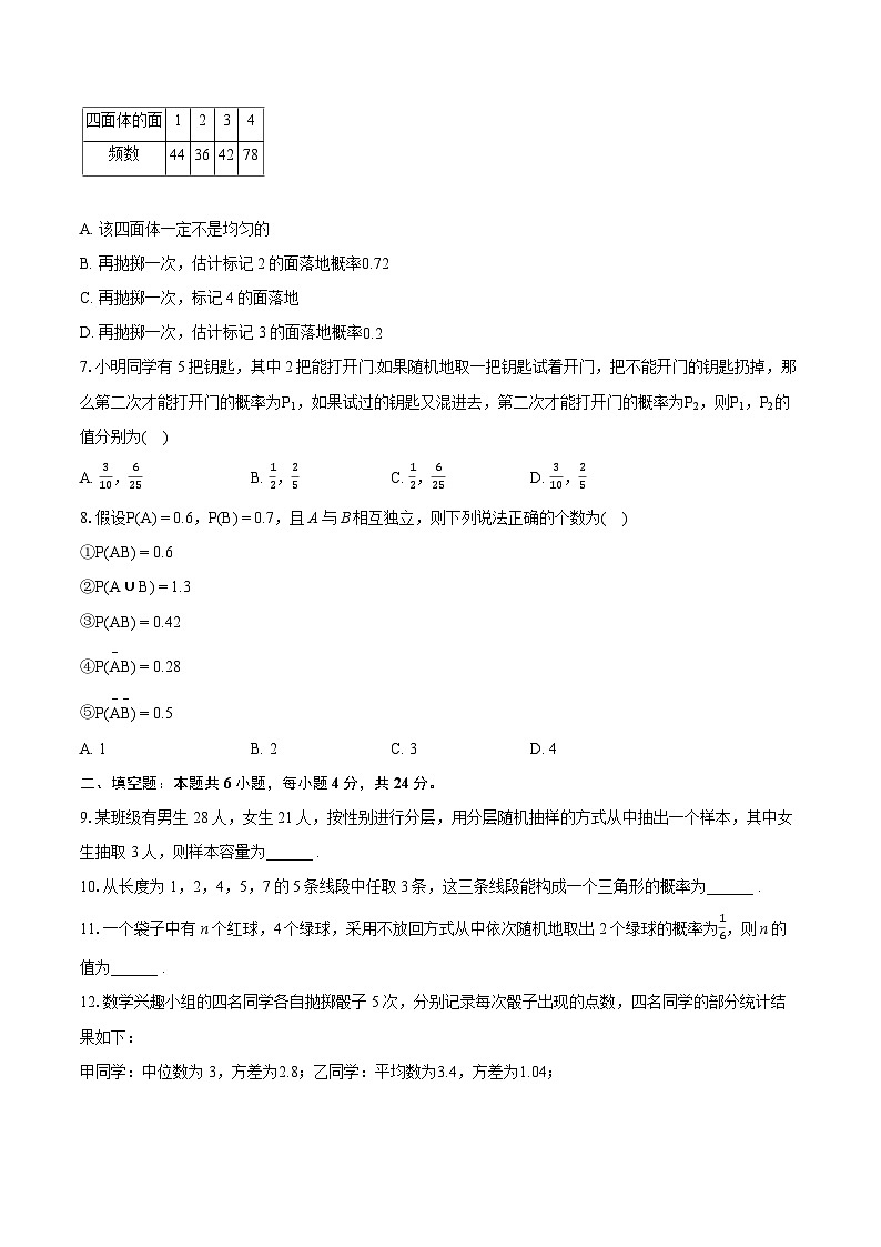 2022-2023学年天津市河东区高一（下）期末数学试卷（含详细答案解析）02