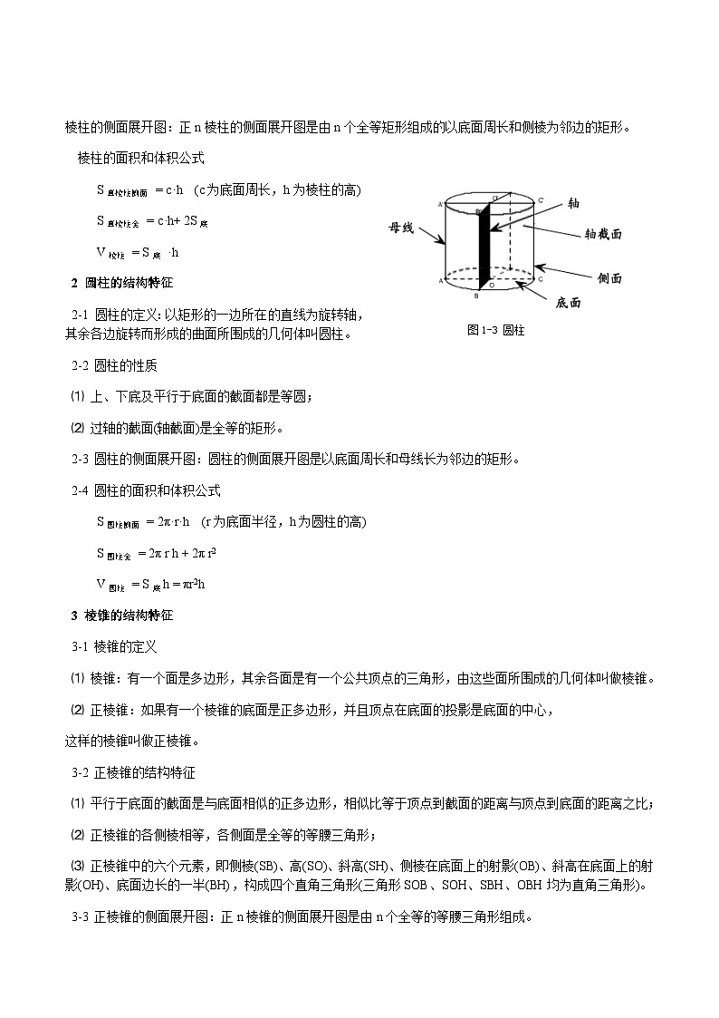 第13-15章 知识梳理-2023-2024学年高一数学下学期期中期末复习高分突破（苏教版必修第二册）03