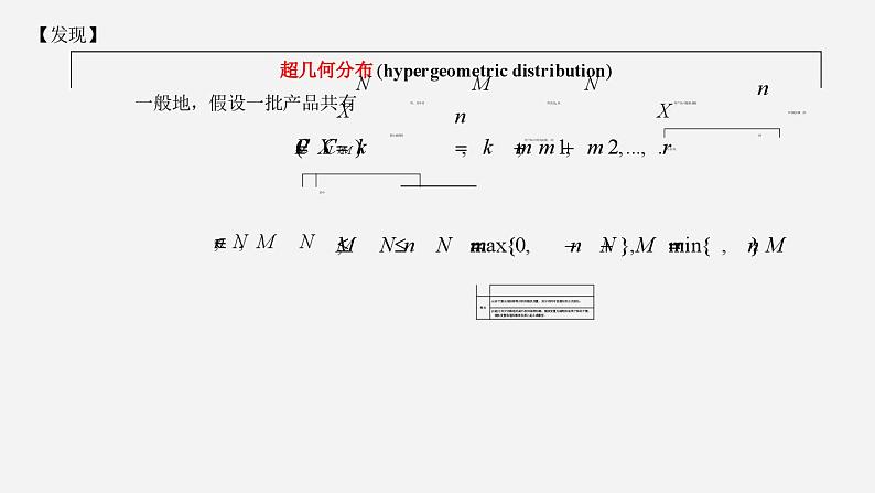 （人教A版（2019）选择性必修第三册）高二下学期数学 7.4.2超几何分布 课件第8页