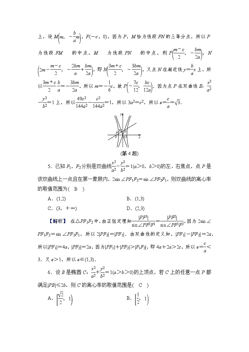 2024年高考数学重难点突破讲义：配套热练  特别策划2　微切口1　离心率的计算第3页