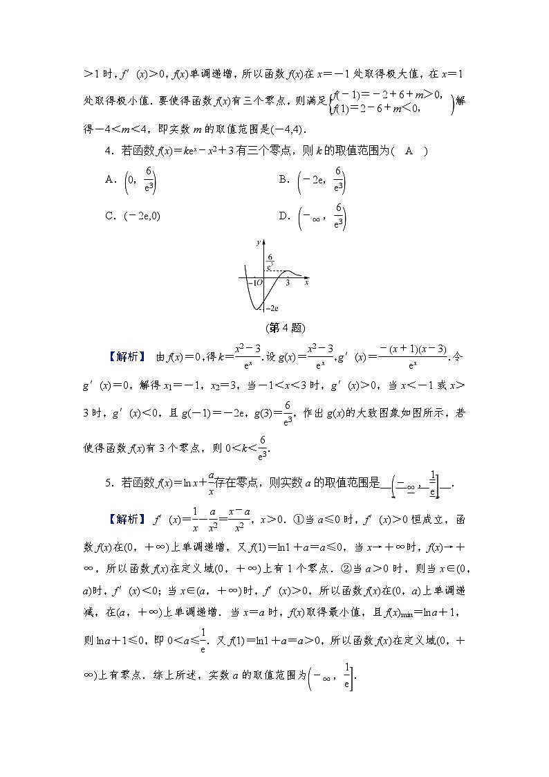 2024年高考数学重难点突破讲义：学案  第3讲　导数与函数零点第2页