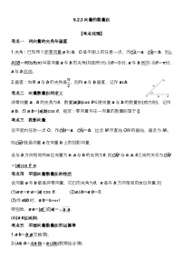 高中数学苏教版 (2019)必修 第二册9.2 向量运算随堂练习题