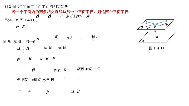 (人教A版（2019）选择性必修第一册)高二上学期数学 1.4.1.2  空间中直线、平面的平行课件第8页