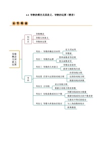 4.1 导数的概念及其意义、导数的运算（导与练）-2024年高考数学一轮复习导与练高分突破（新高考）