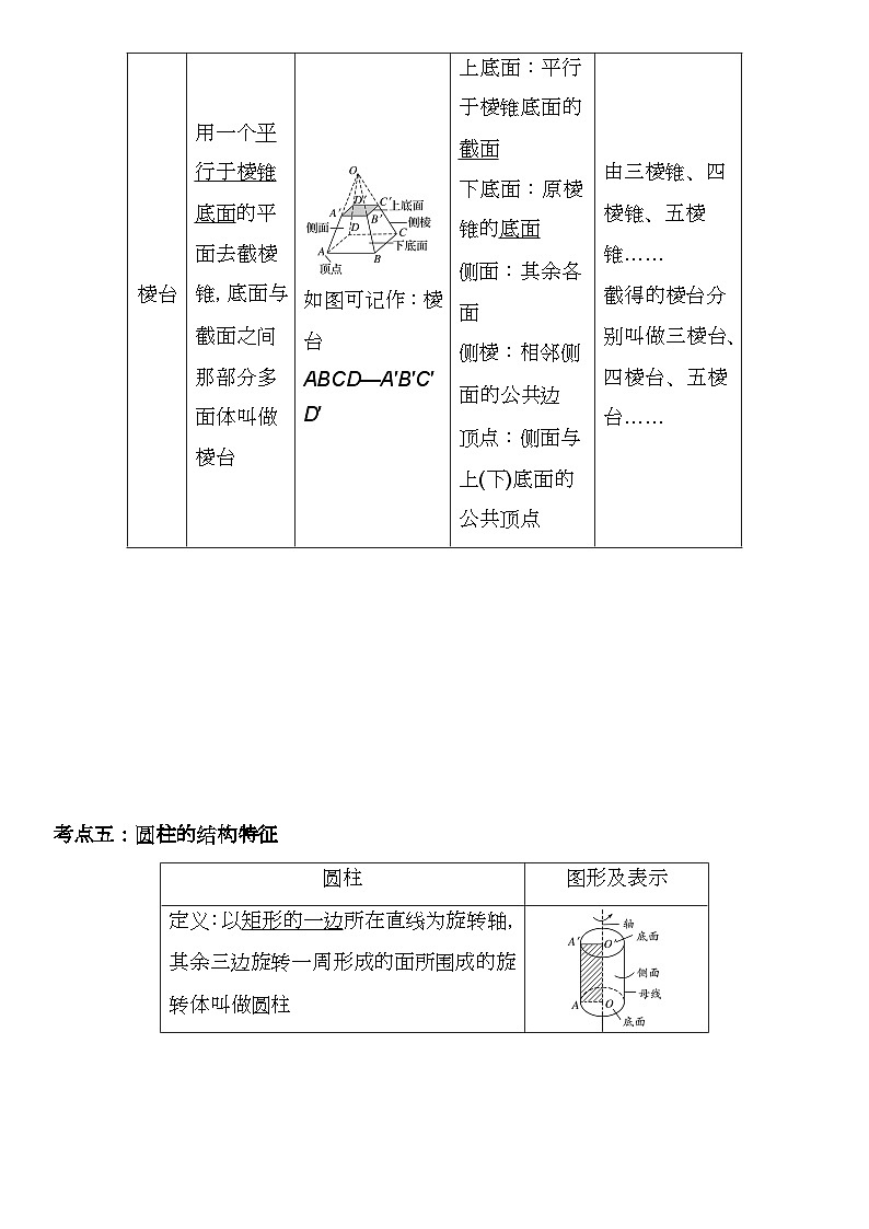 （苏教版2019必修第二册）高一数学《重点难点热点》精讲与精练分层突破 13.1.1-13.1.2  棱柱、棱锥和棱台、圆柱、圆锥、圆台和球【附答案解析】第3页