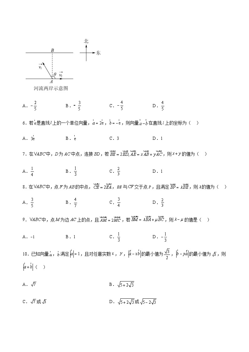 专题01 平面向量（重点）-2023-2024学年高一数学下学期期中期末重难点冲刺（苏教版2019必修第二册）02