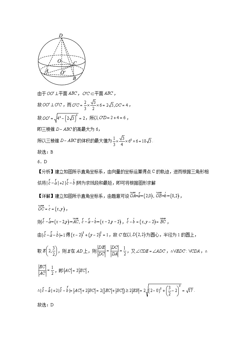 华师一附中2024届高三数学选填专项训练（15）03