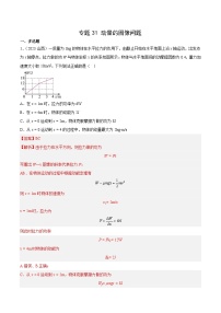 2024年高考数学突破145分专题31 动量的图像问题（解析版）-十年（2014-2023）高考物理真题分项汇编（全国通用）21