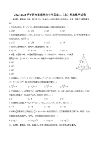 2023-2024学年河南省郑州市中牟县高二（上）期末数学试卷（含解析）