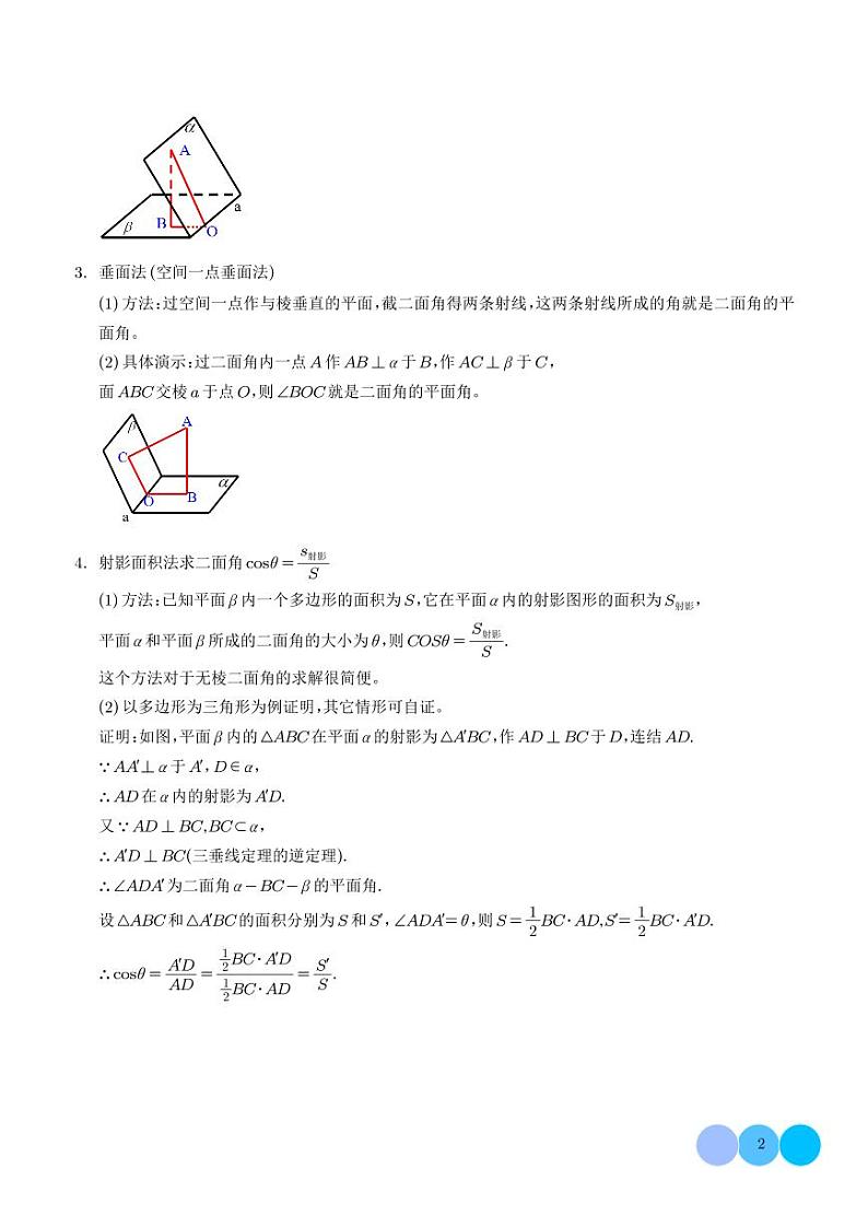 立体几何专题：空间二面角的5种求法（解析版）第2页