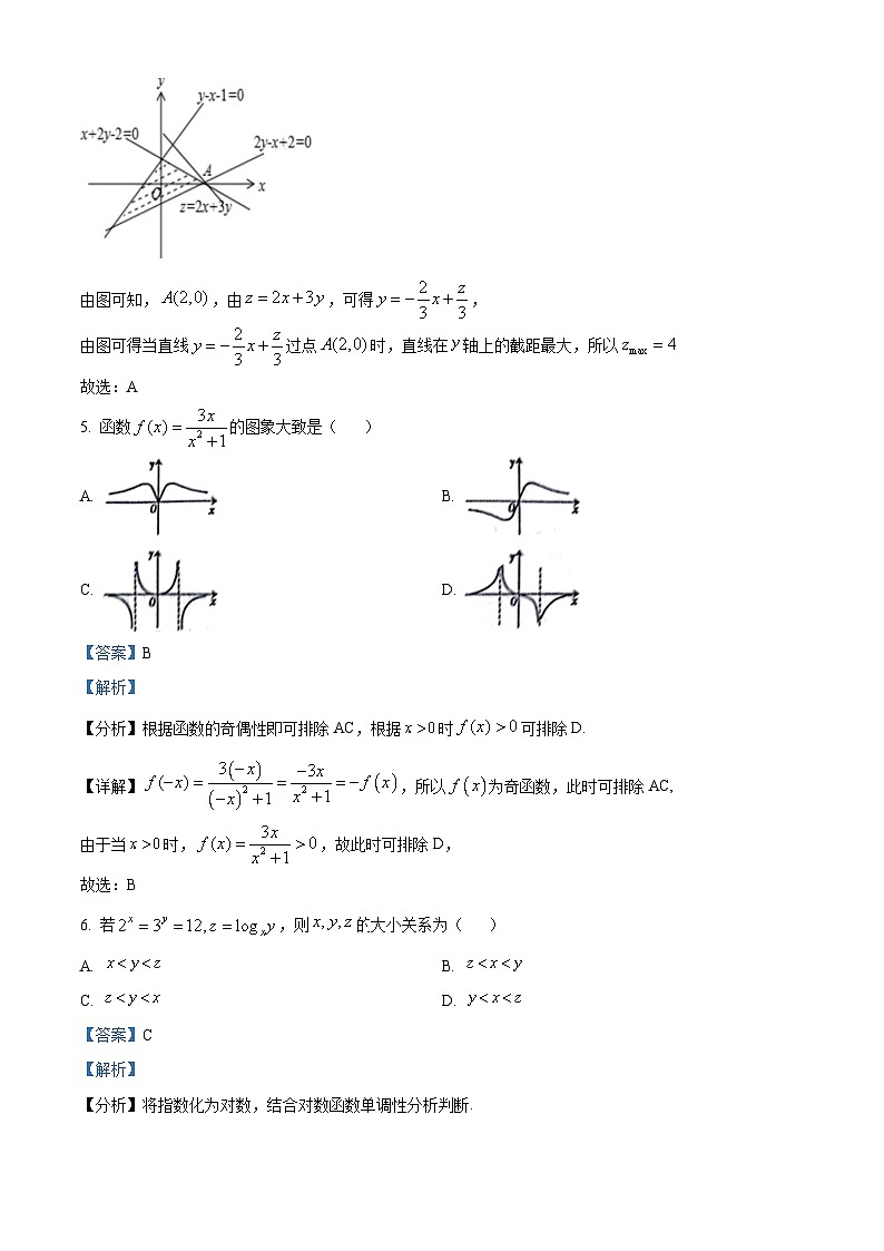 内蒙古锡林郭勒盟2023-2024学年高三上学期1月期末教学质量检测文科数学试题（教师版）第3页