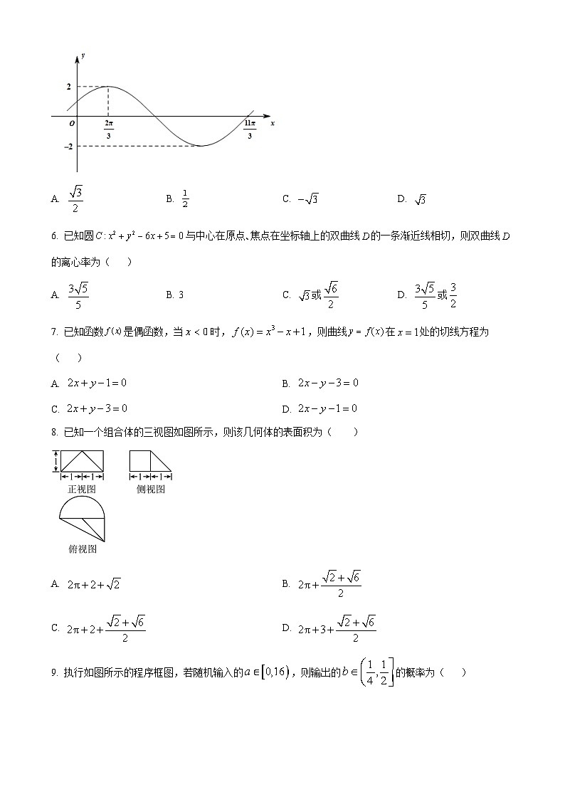 四川省成都市石室中学2024届高三上学期期末数学（文）试题（学生版）第2页