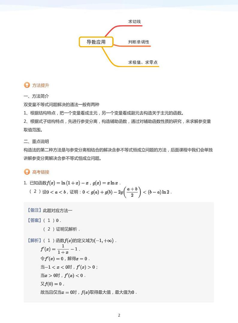 学而思高三寒假数学【题集及讲义】02