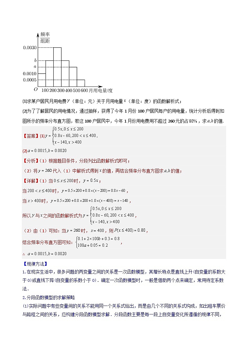 专题3.9 函数的实际应用-2024年高考数学大一轮复习核心考点精讲精练（新高考专用）03