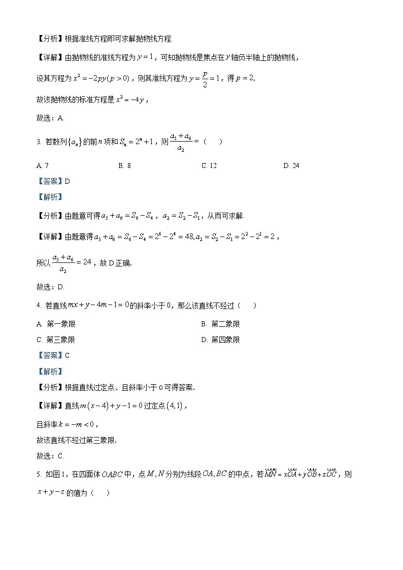 36，贵州省毕节市威宁县2023-2024学年高二上学期高中素质教育期末测试数学试卷第2页