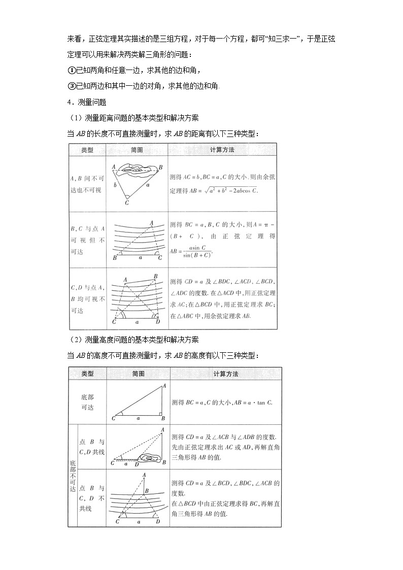 必修第二册第六章 平面向量 专题6.11解三角形（重难点题型精讲）习题及答案-2022-2023学年高一数学举一反三系列（人教A版2019）第3页