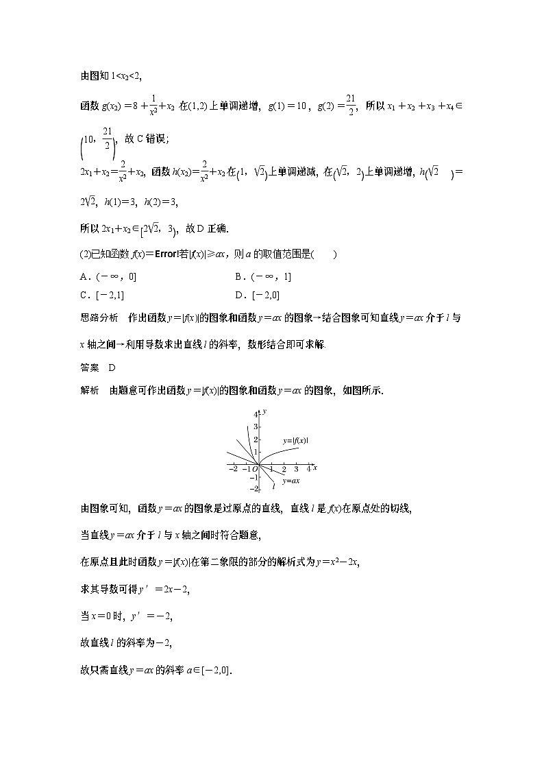 思想方法　第2讲　数形结合思想 2024年高考数学大二轮复习课件（含讲义）02