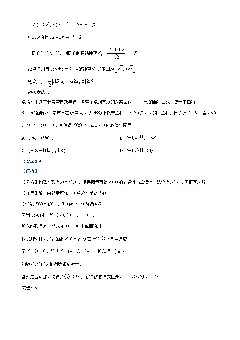 福建省福州教育学院附属中学2023-2024学年高二上学期期末考试数学试题（Word版附解析）03