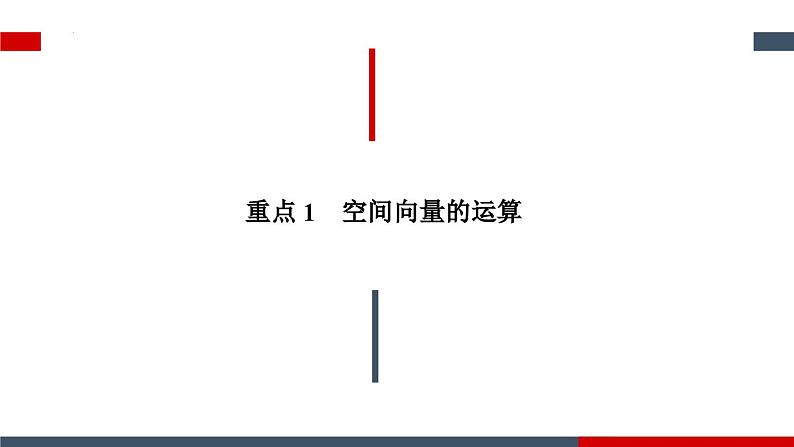 高二上学期数学人教A版（2019）选择性必修第一册 第一章  空间向量与立体几何复习 课件+教学设计04
