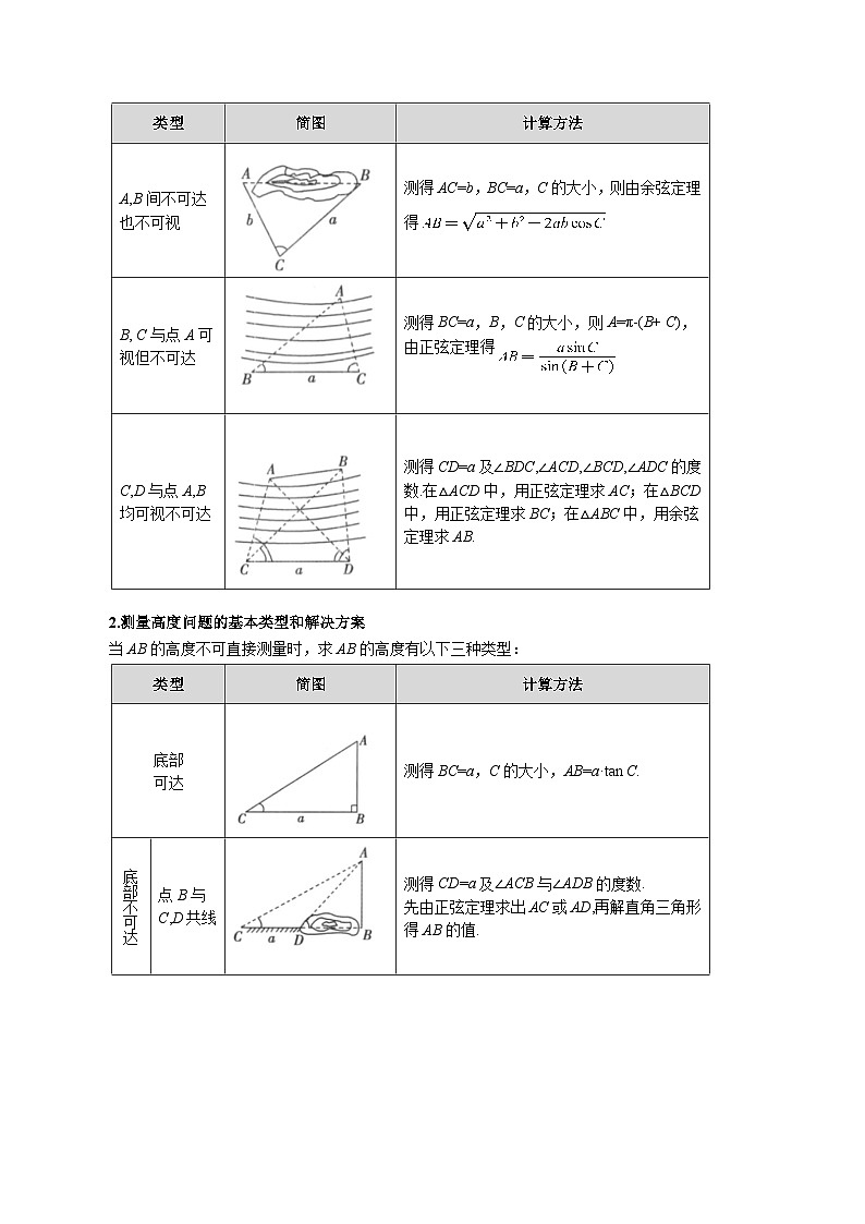 专题4.3 正弦定理和余弦定理【八大题型】（举一反三）（新高考专用）（原卷版）第3页