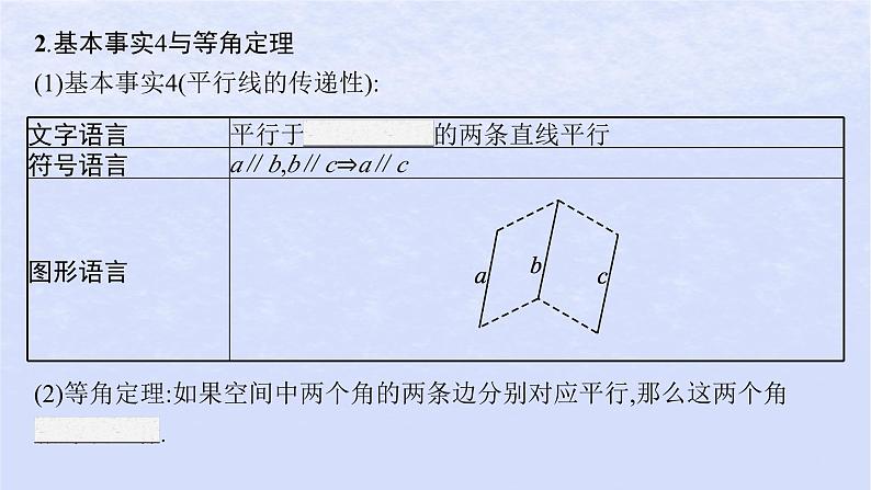 2024高考数学基础知识综合复习第20讲空间点直线平面之间的位置关系课件08