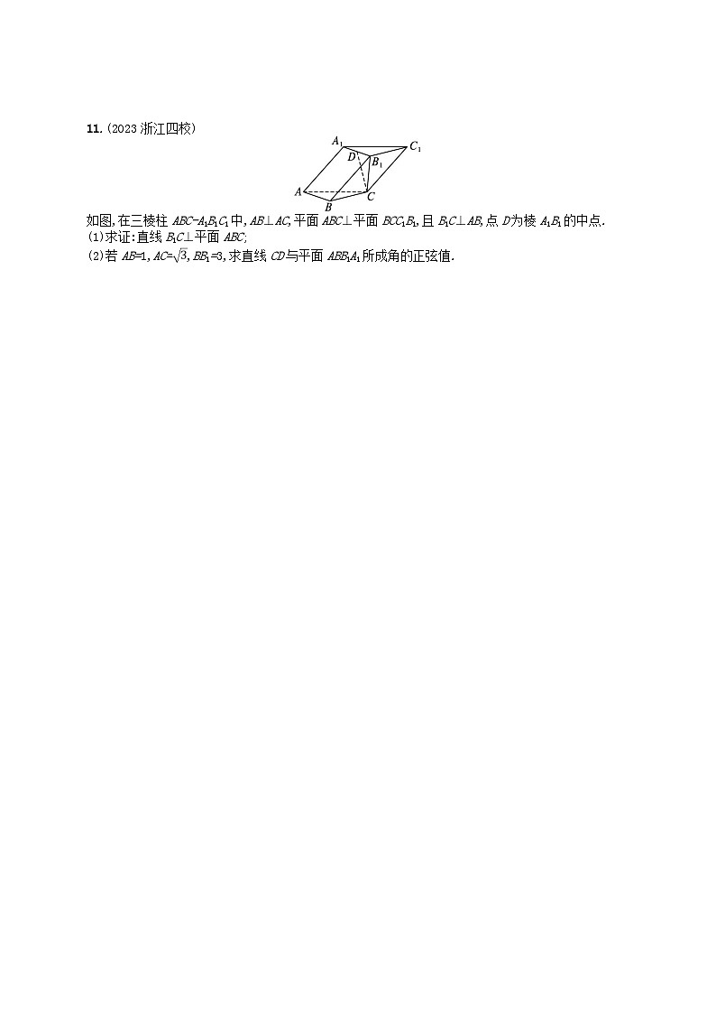 2024高考数学基础知识综合复习冲A专题4立体几何综合问题03